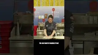 Stretching the Pizza Dough Tutorial by Laura Meyer