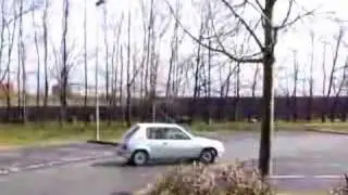 Kéké en 205 Rallye