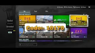 New Wowo Update Mode New Map 2 Vs 2 Akm & UMP45 Code:- 10170 Best Prectice Mode