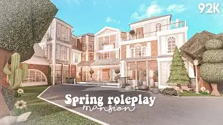Spring roleplay mansion - Bloxburg build