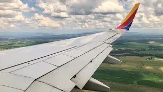 Southwest Boeing 737-700 | Cloudy Afternoon Landing in Spokane (GEG)