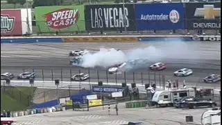 Kaz Grala, Harrison Burton, & More Overtime Crash (Not Shown by FOX)- NASCAR Cup Series @ Texas 2024