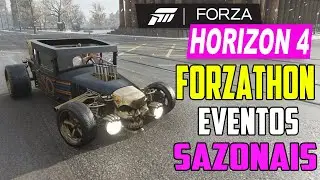Forza Horizon 4 - FORZATHON + EVENTOS SAZONAIS (Bone Shaker, Subaru 2004 e Toyota Celica 92)