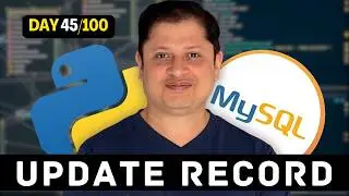 MySQL Record Update in Python… Itna EASY? Nobody Told You This!