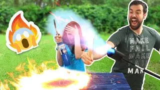 Using a Flamethrower... for Art?