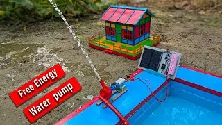 How To Make Free energy mini water pump | mini science project