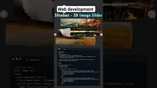 Slice image effect in web development 