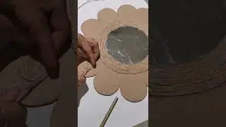 DIY Mirror with strings and seashells || Lordz Love DIY #ilovediy #iloveartsandcrafts #lordzlovediy
