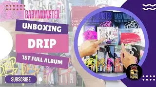 BABYMONSTER || DRIP || 1ST FULL ALBUM UNBOXING