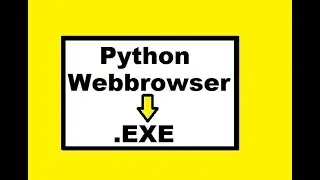 Python Webbrowser compile to exe