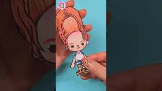Nayeon Twice Tocaboca Drawing #paperdiy #shorts
