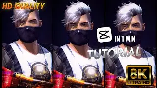 Quality edit ff Tutorial 🔥 // ff edit tutorial, lobby edit ff, high quality edit in capcut 