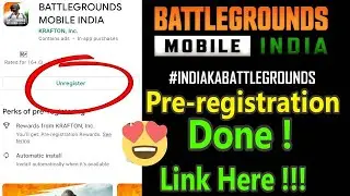 FINALLY BATTLEGROUNDS MOBILE INDIA ON PLAY STORE | BGMI GAME  PLAY STORE  LINK FOR PRE-REGISTRATION