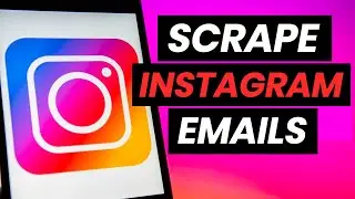 Scrape Instagram Business Email Addresses | Free Method