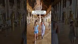 It was cool to have the Hall of Mirrors in the Palace of Versailles almost all to ourselves.