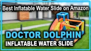 Doctor Dolphin Inflatable Bounce House Water Slide - Best Inflatable Water Slide on Amazon
