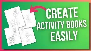 Simple Tools to Create Activity Books to sell on Amazon KDP
