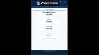 Task Management System using Java