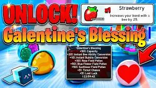 How To *UNLOCK* Galentine’s Blessing for FREE (Bee Swarm Simulator)