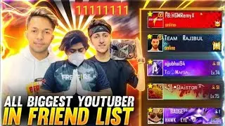 ALL V BADGE YOUTUBER MUMMY EVA UID 11111111 IN MY FRIENDLIST 