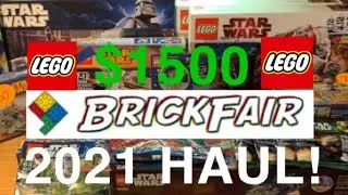 $1500 BrickFair LEGO Convention HAUL!