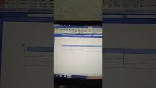 How to Merge cells in Ms word 