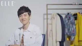 [ENG CC] 150123 ELLE+ iPad Magazine - 鹿晗 Luhan! Do you think yourself handsome? 480P