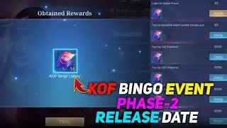 Get 16 Free Kof Tokens Free From Phase 2 KOF Event || Free KOF Skin Event 2023 || Mobile Legends