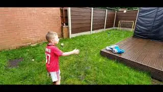 free kick training left foot striker