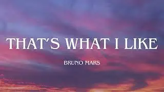 Bruno Mars - That's What I Like (Lyrics/tradução)