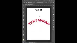 How to Wrap text Photoshop Tutorial (part 01)