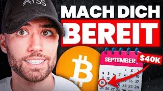 BITCOIN: Unter $40.000 an DIESEM TAG?!