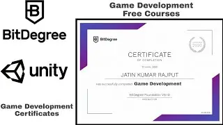 Game Development Certification Course by BitDegree |  Free Certification Courses | JKR Updates