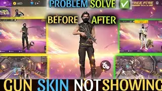 free fire gun skin nahin dikh rahi lobby mein kya kare 🥺Dress and gun skin not showing problem solve