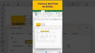 TOGGLE BUTTON IN EXCEL 