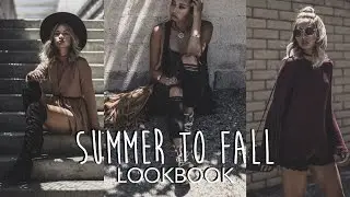 Summer To Autumn Lookbook: Fall Transitional Outfits (Modern Bohemian)