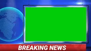 Green screen studio News Desk With Chair And Laptop - By MTC Tutorials