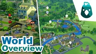 🦊 HENFORD-ON-BAGLEY TOUR || The Sims 4: Cottage Living || World Overview (Early Access)