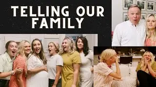Telling our family WE'RE PREGNANT!