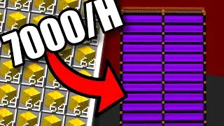 I Built the FASTEST GOLD FARM in MINECRAFT!