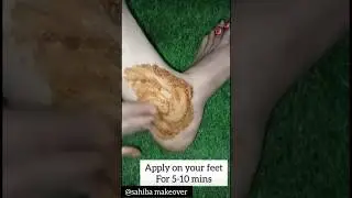 Feet Cleaning Hometips/Tanning Remove From Feet & Hand In 5 Mnts ll #skincare #viralvedio#ytshorts