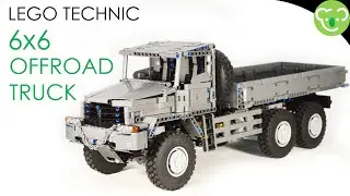 6x6 Offroad Truck - Lego Technic MOC powered by Buwizz