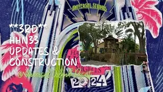 Universal Orlando Halloween Horror Nights Update Video #3 | Tropical Storm Debby | #hhn33