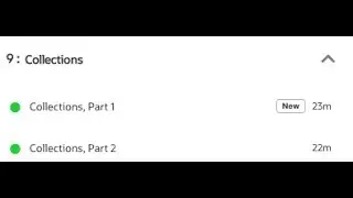 9. Colections parte 1y 2