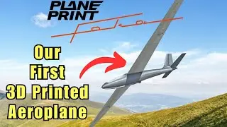 Our first 3D Printed Aeroplane ! PlanePrint Foka 4 Glider | Creality CR-10 SE Printer