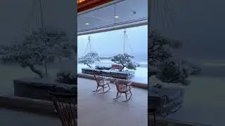 Hakodate in Winter an Onsen Hot Spring city in Hokkaido Japan 