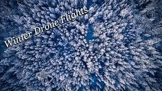 Winter Drone Photography | Adirondack Mountains