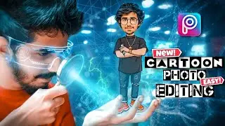 Picsart Cartoon Photo Editing (In 1 Click 😱 ) | Toon App & Voila App🔥 | PIX P