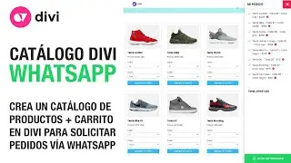 Cómo crear un catálogo de productos con un carrito para solicitar pedidos por WhatsApp en divi