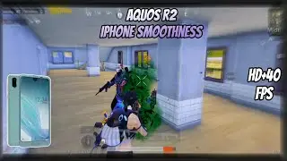 sharp Aquos r2 performance like iphone in HD+ultra🔥 Aquos r2 pubg test